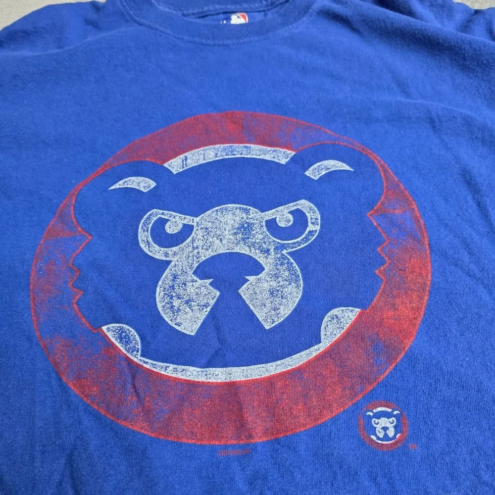 Adult Chicago‎ Cubs-Bear Logo T-Shirt /MLB- SZ M